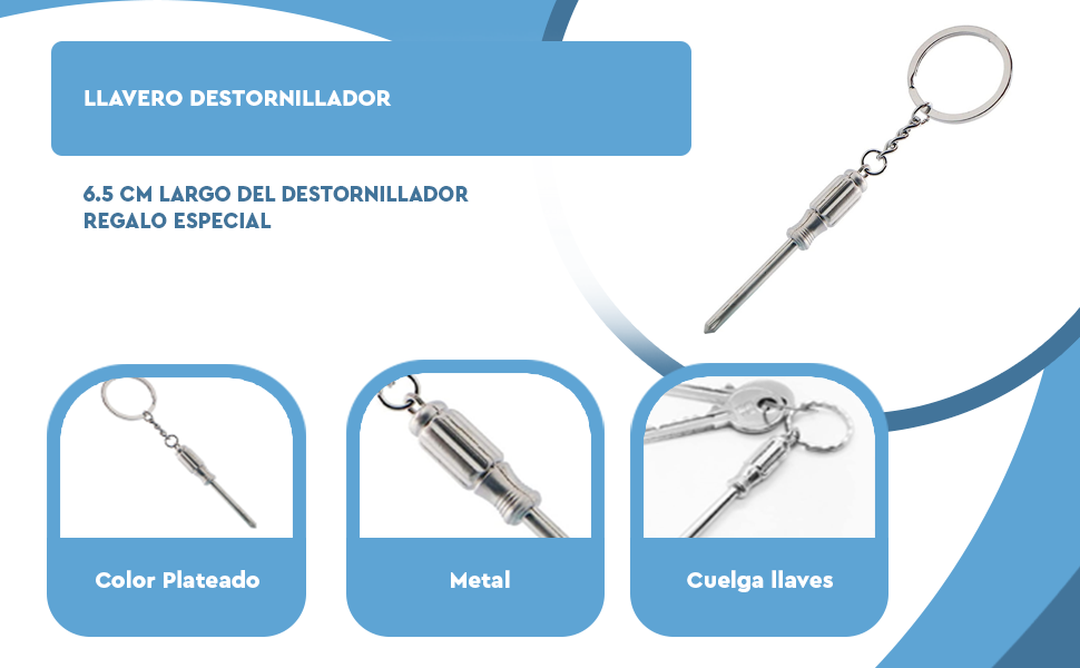 Banner - Llavero destornillador mini metalico