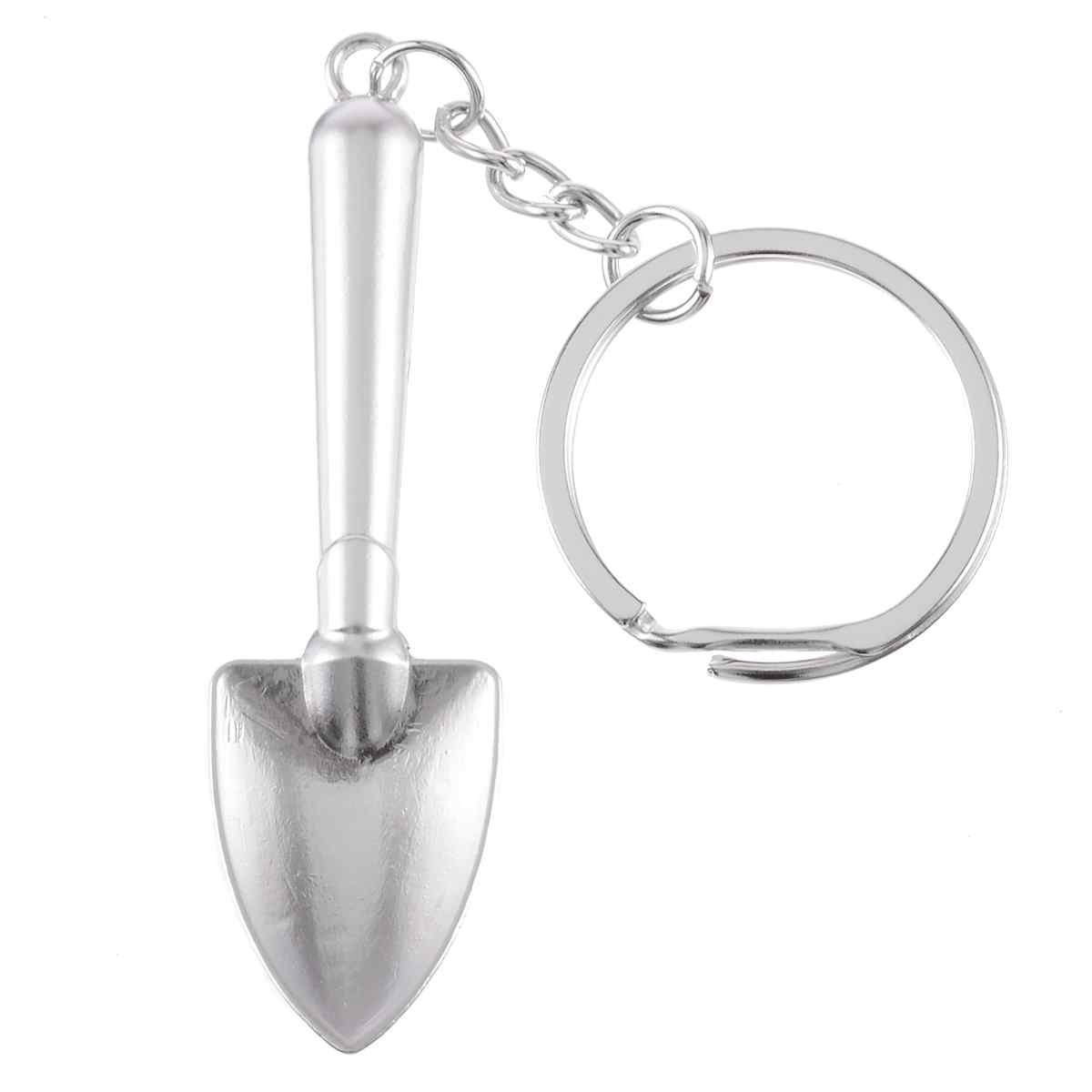Llavero pala construcción metal mini metalico - imagen 3