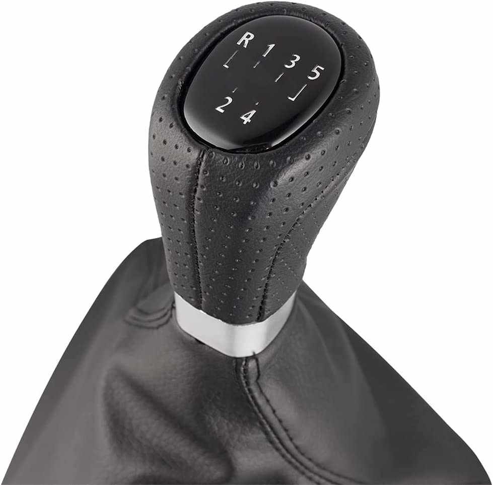 Pomo de 5 cambios marcha coche compatible con BMW negro - imagen 4