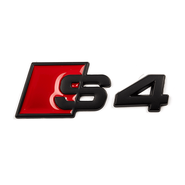 Emblema Adhesivo S4 para Maletero compatible con audi negro - imagen 1
