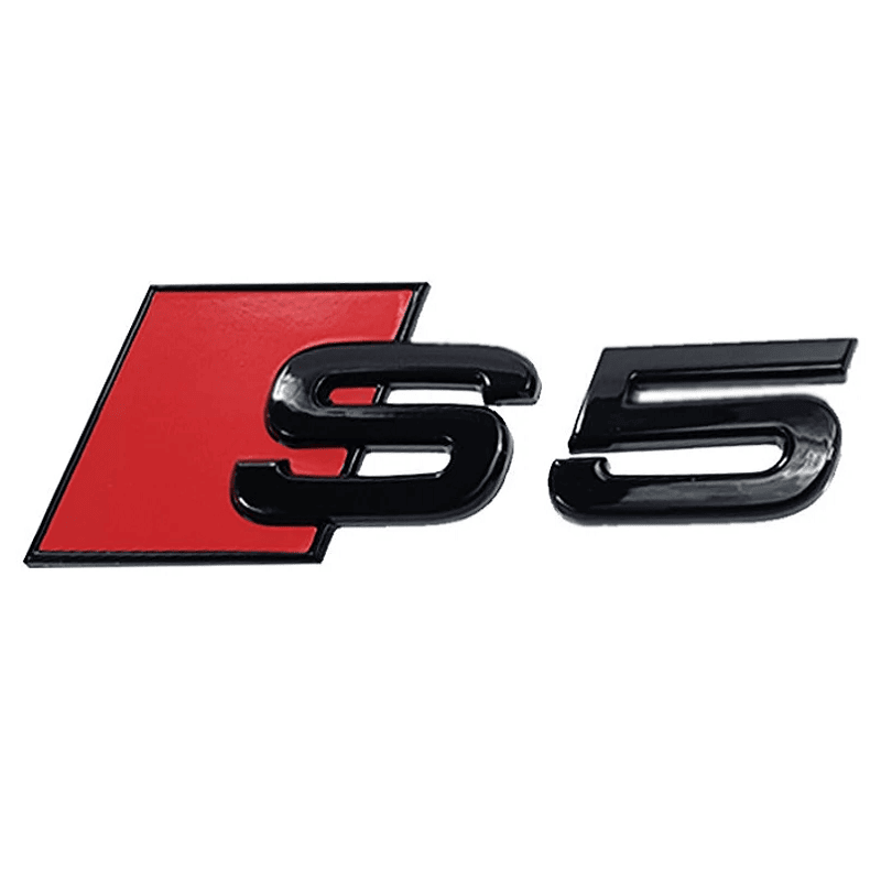 Emblema Adhesivo S5 para Maletero compatible con audi negro - imagen 1