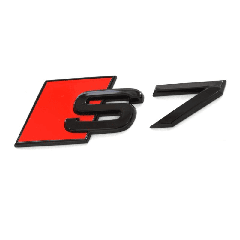 Emblema Adhesivo S7 para Maletero compatible con audi negro - imagen 1