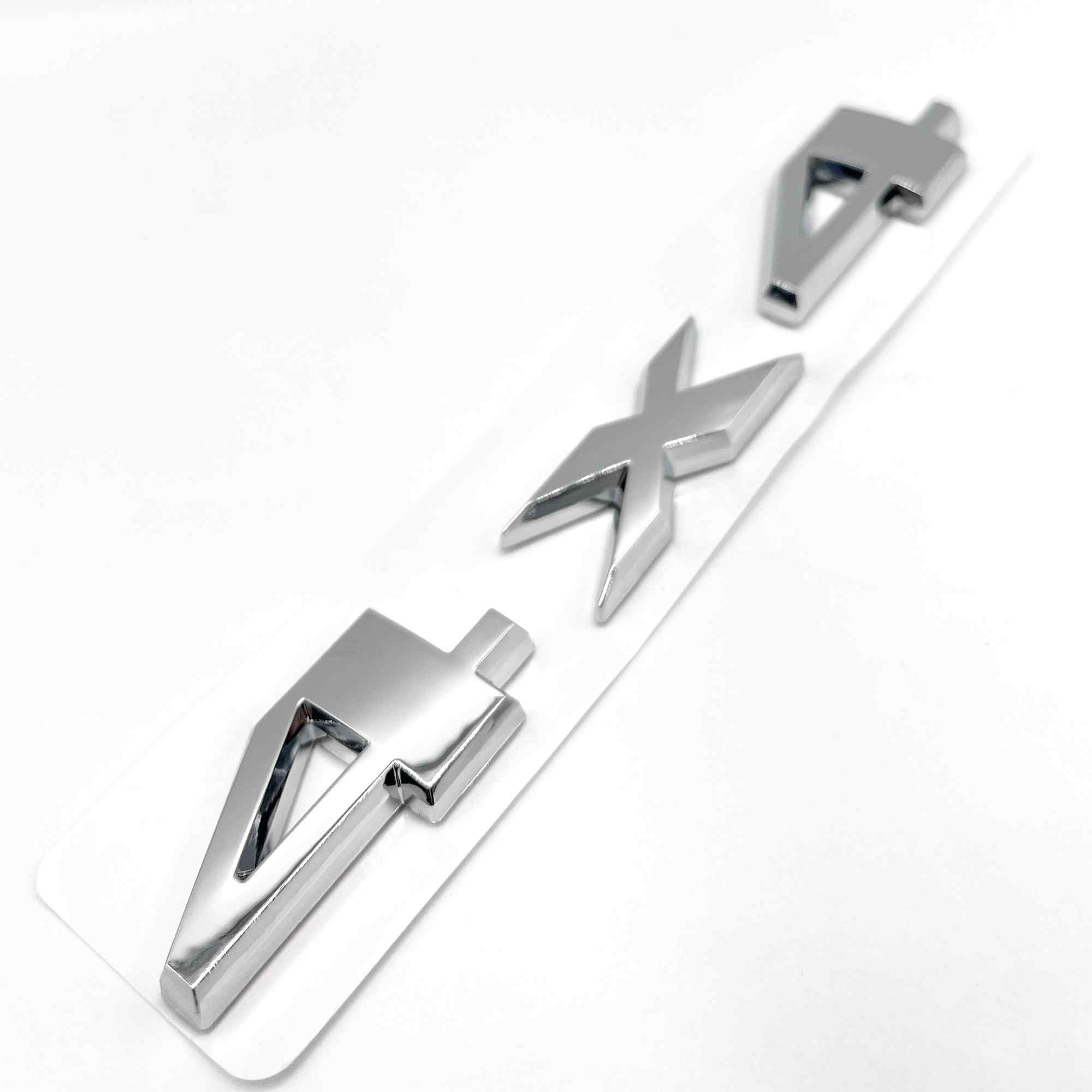 Emblema Adhesivo 4x4 metal plateado - imagen 5
