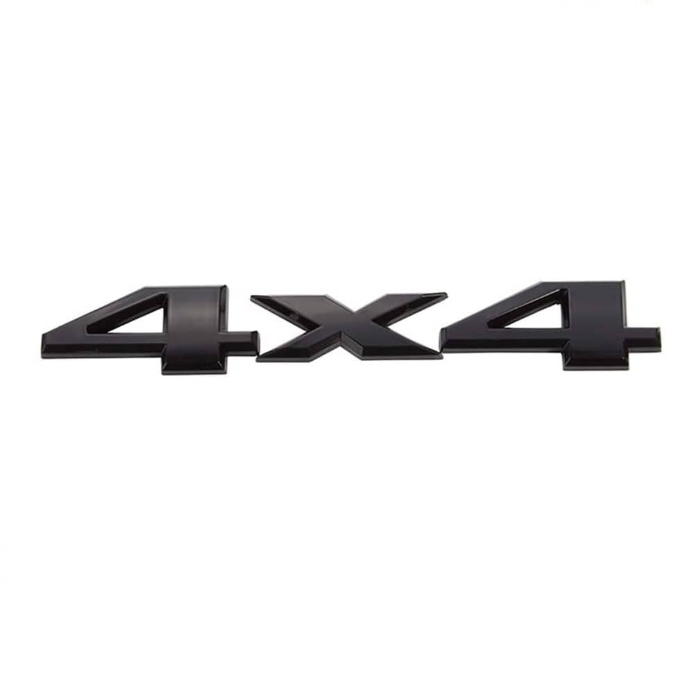 Emblema Adhesivo 4x4 metal negro - imagen 2