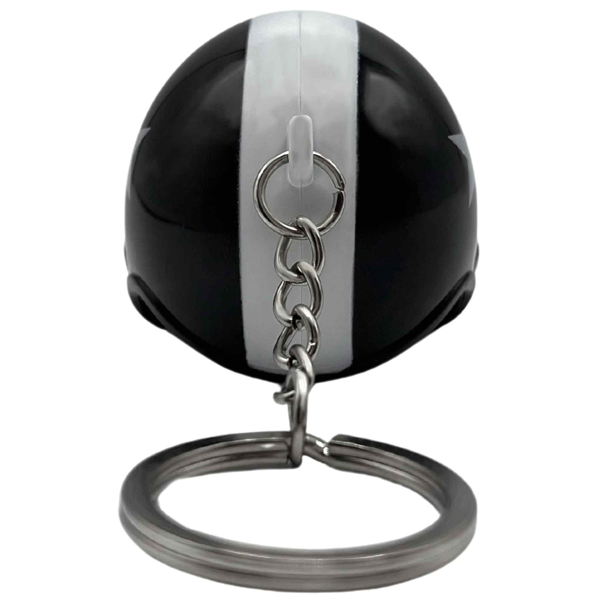 Llavero casco de moto colgante negro - imagen 3
