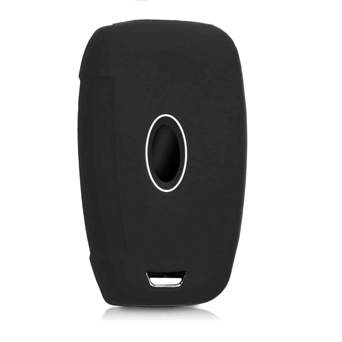 Funda silicona mando llave del coche 3 botones compatible con Hyundai negro - imagen 2