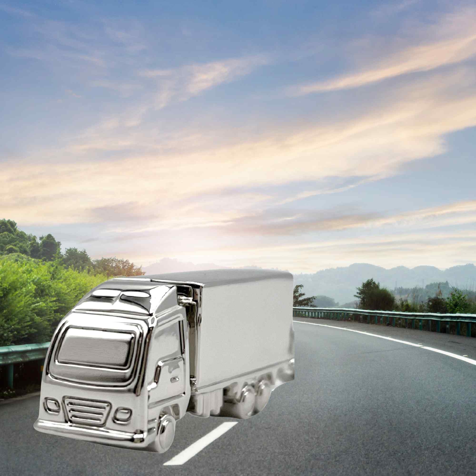 Llavero metalico en forma de camion - imagen 7