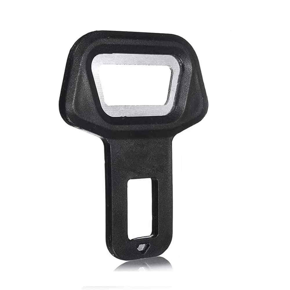 Hebilla de cinturon de seguridad de coche anti alarma negro - imagen 1