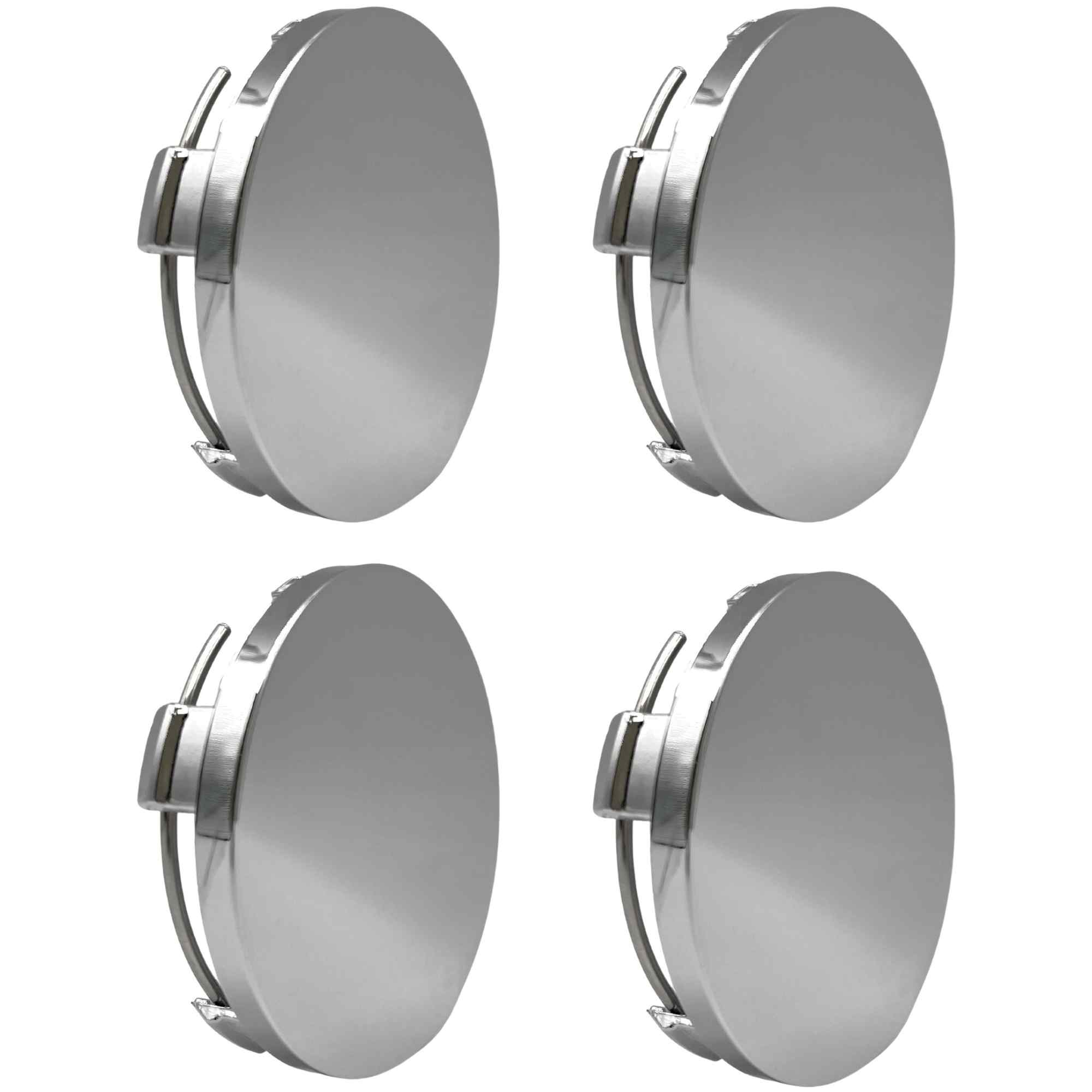 Embellecedor para llantas tapacubo Universal 60 mm (4 uds) Plateado - imagen 1