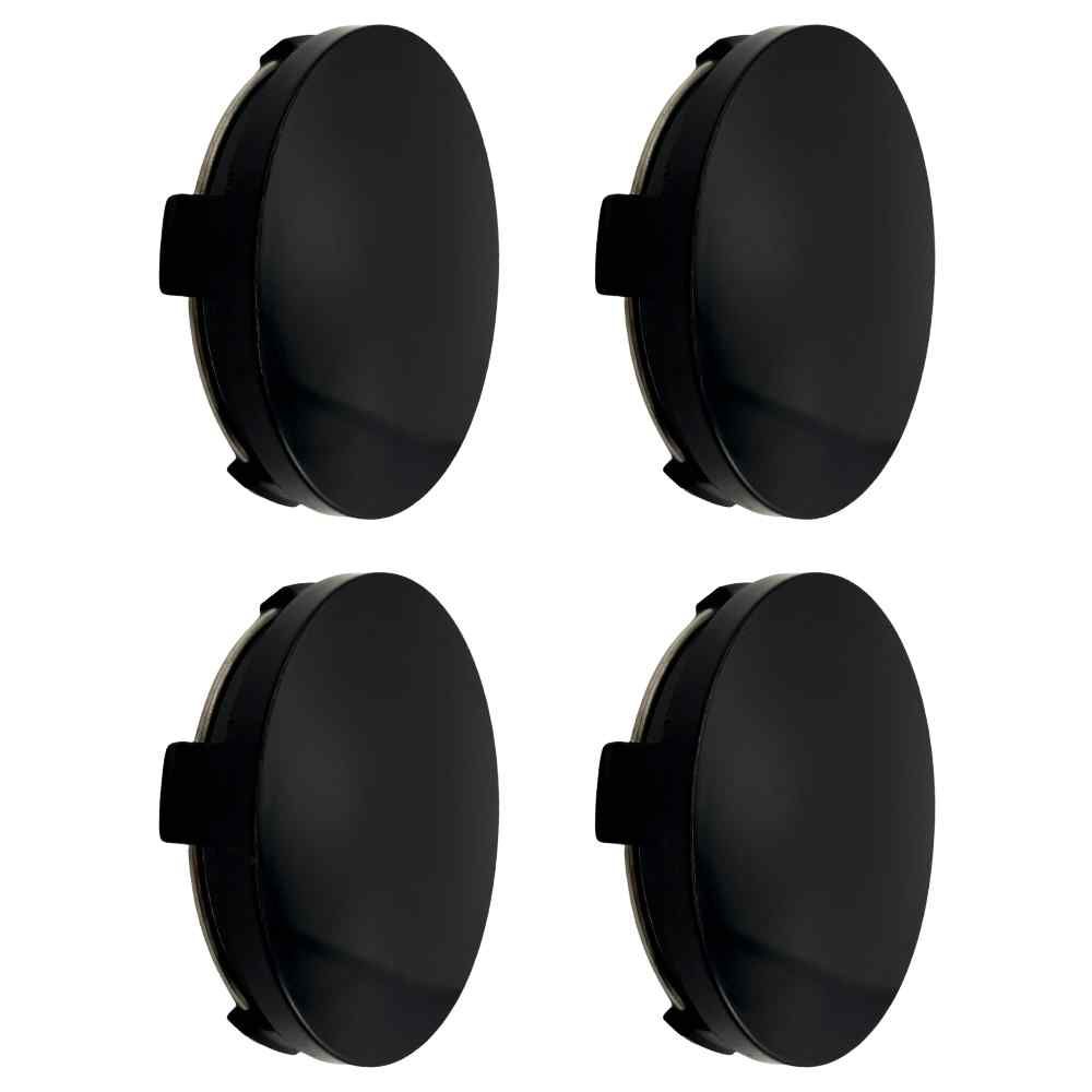 Embellecedor para llantas tapacubo Universal 60 mm (4 uds) Negro