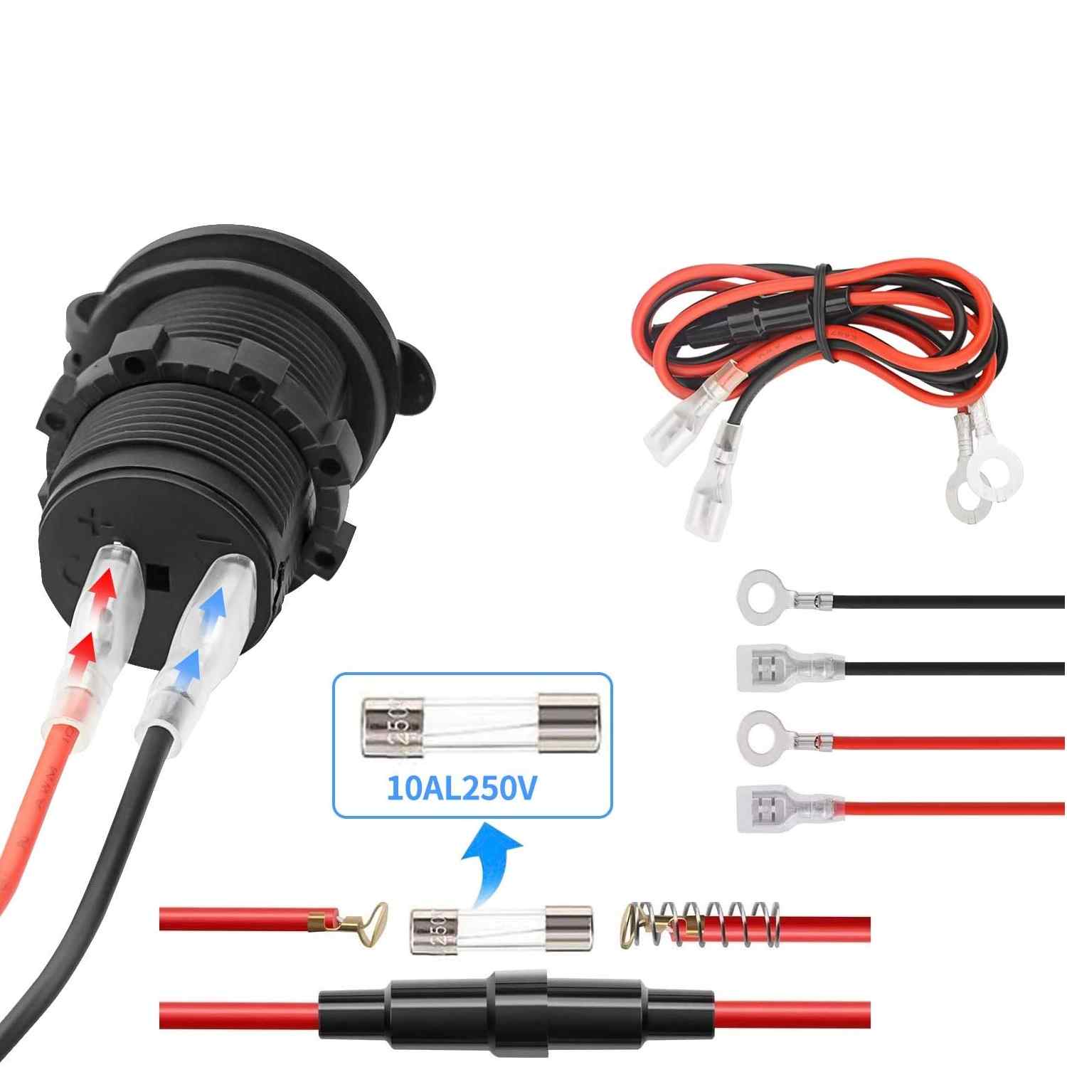 Encendedor de cigarrillos de coche 12V/24V DC - imagen 3
