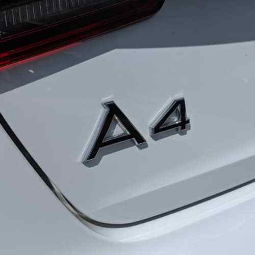 Emblema Adhesivo A8 para Maletero compatible con audi plateado - imagen 2