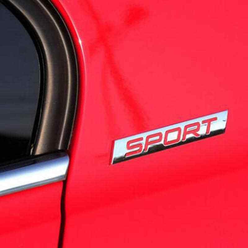 Emblema Adhesivo metálico Sport rojo - imagen 4