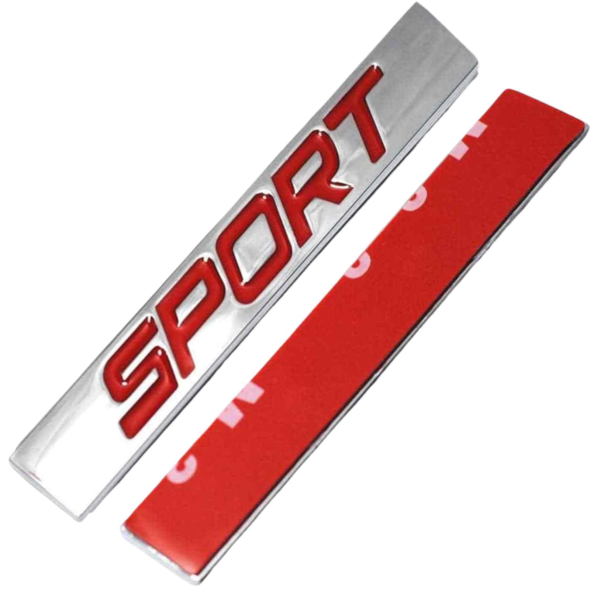 Emblema Adhesivo metálico Sport rojo - imagen 6