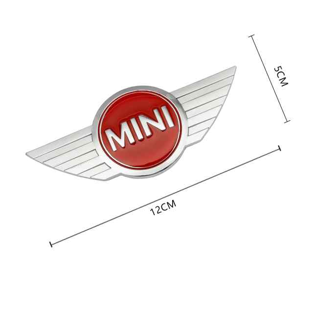 Emblema Adhesivo para capo o maletero compatible con mini rojo - imagen 1