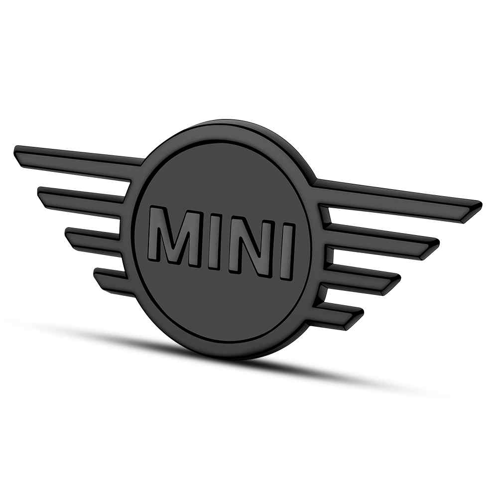 Emblema Adhesivo para trasero compatible con mini cooper negro - imagen 1