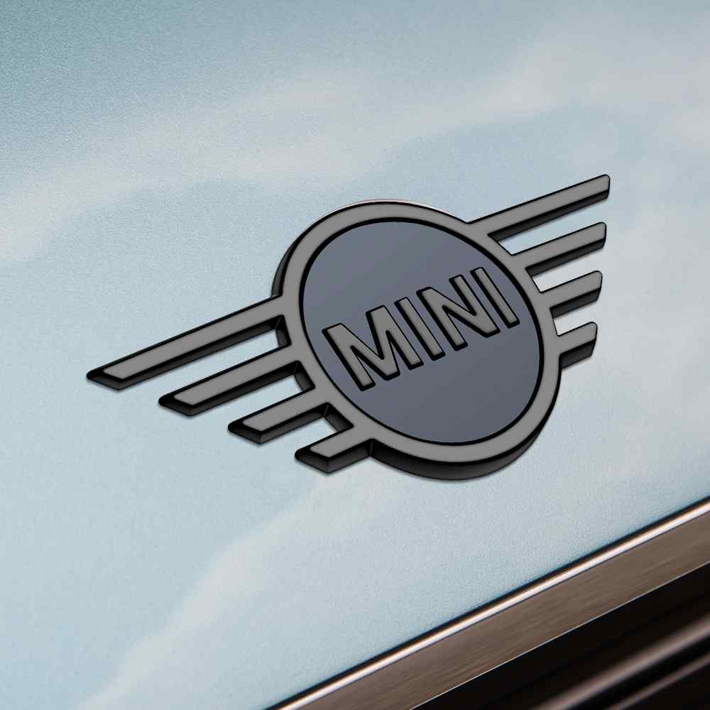 Emblema Adhesivo para capo compatible con mini cooper negro - imagen 5