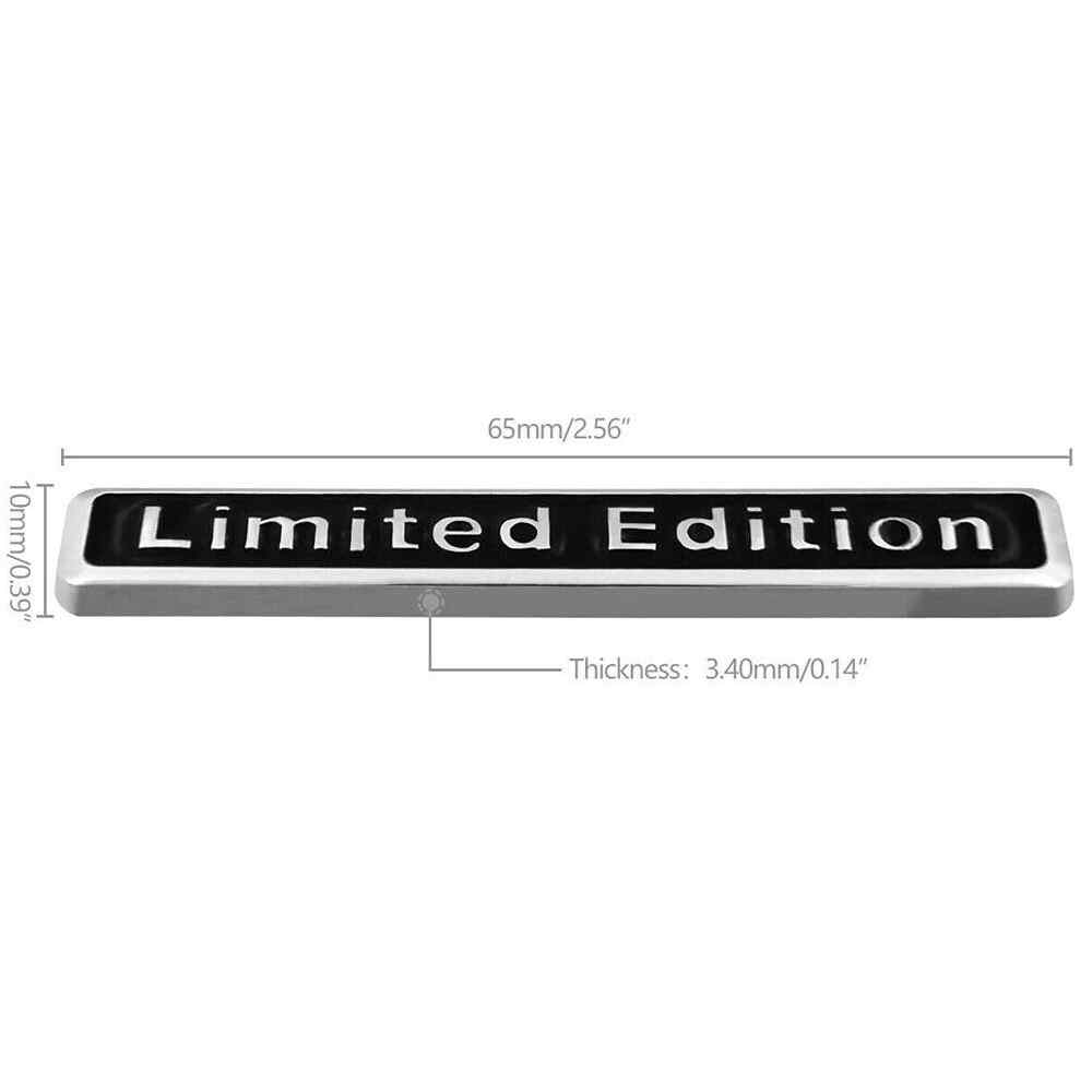 Emblema Adhesivo metálico Limited edition negro - imagen 5