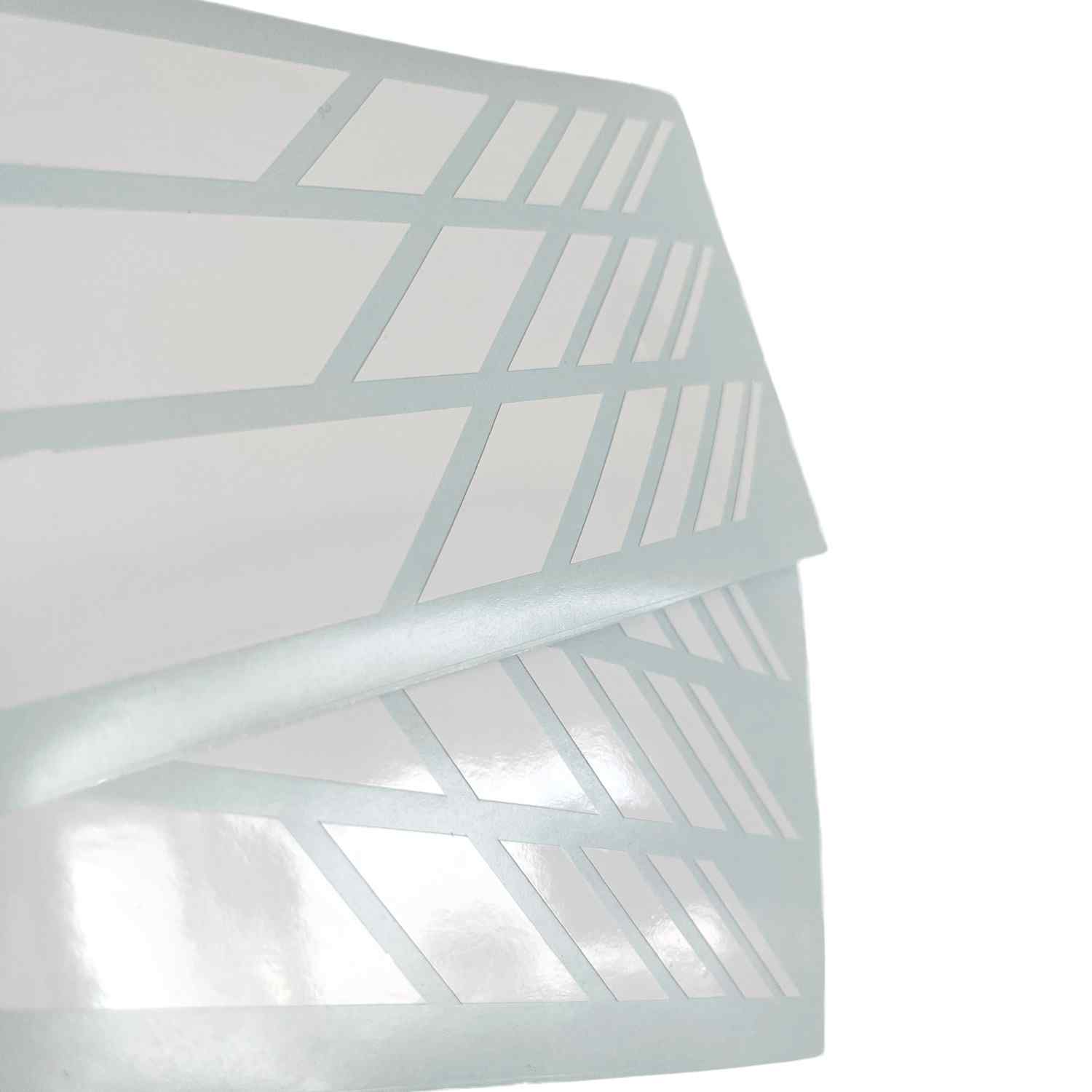 Pegatina espejo retrovisor coche diseño rayas (6 uds) blanco - imagen 5