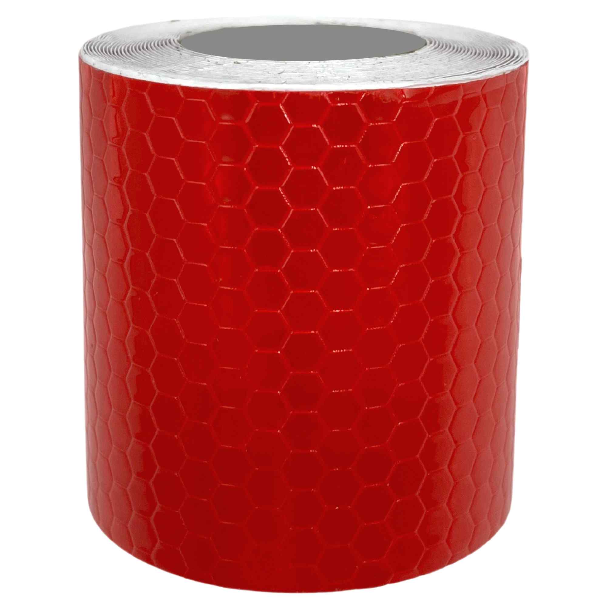 Cinta reflectante adhesiva de alta Intensidad PVC 3 metros x 5 cm rojo