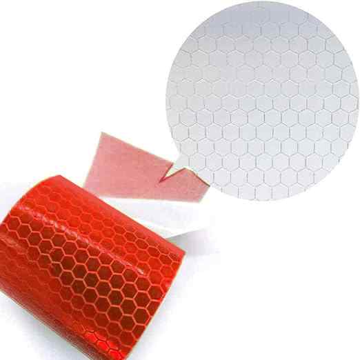 Cinta reflectante adhesiva de alta Intensidad PVC 3 metros x 5 cm rojo - imagen 4