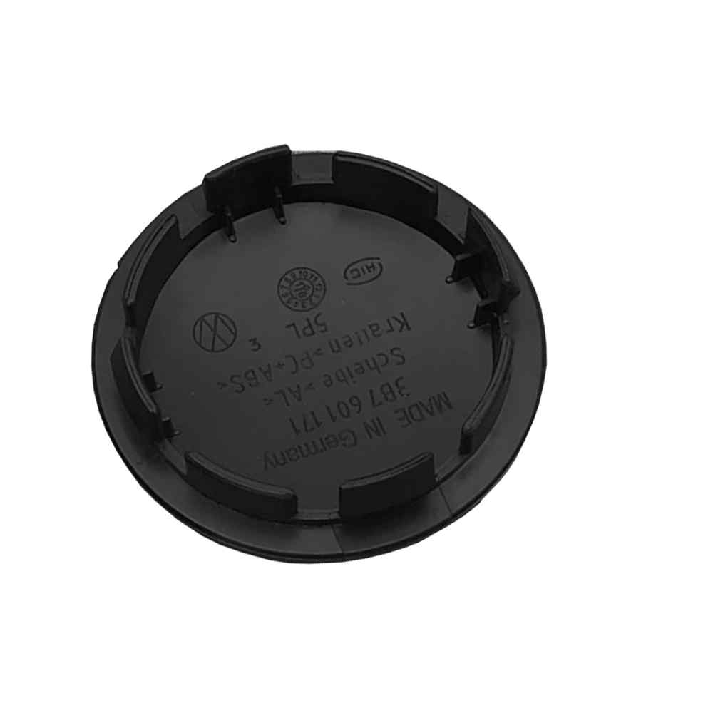 Embellecedor para llantas compatible con Volkswagen 65 mm (4 uds) negro - imagen 1
