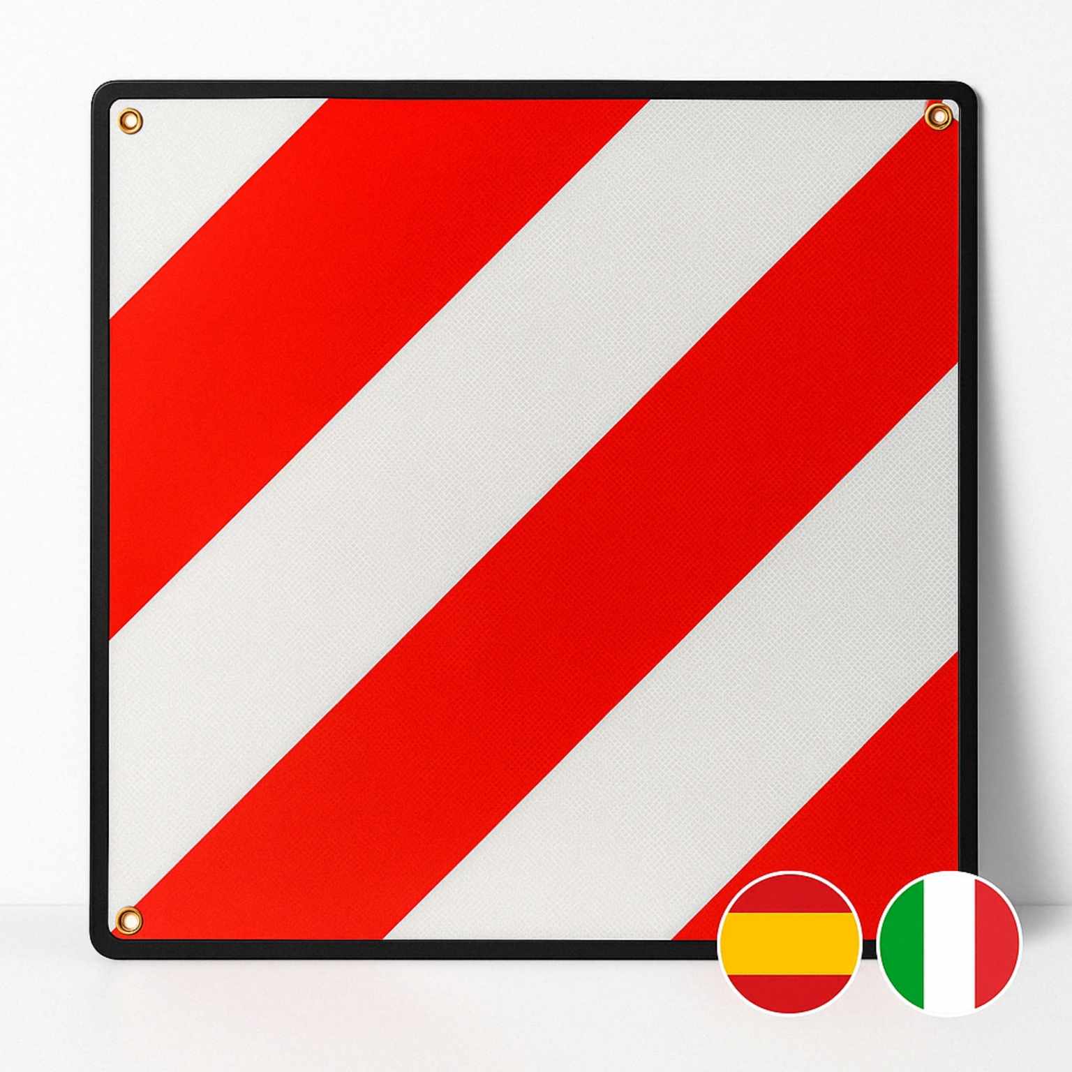 Placa V20 carga sobresaliente homologada 50 X 50 cm ABS flexible - imagen 1
