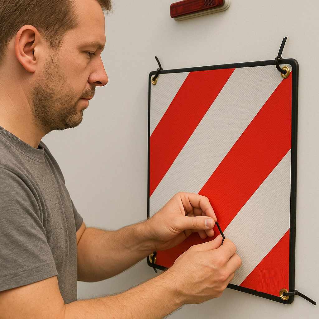 Placa V20 carga sobresaliente homologada 50 X 50 cm ABS flexible - imagen 4