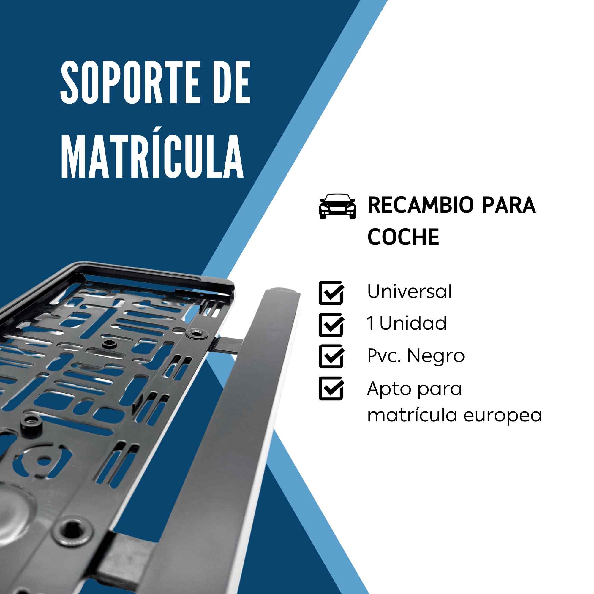 Soporte para matrícula Coche Universal - imagen 3