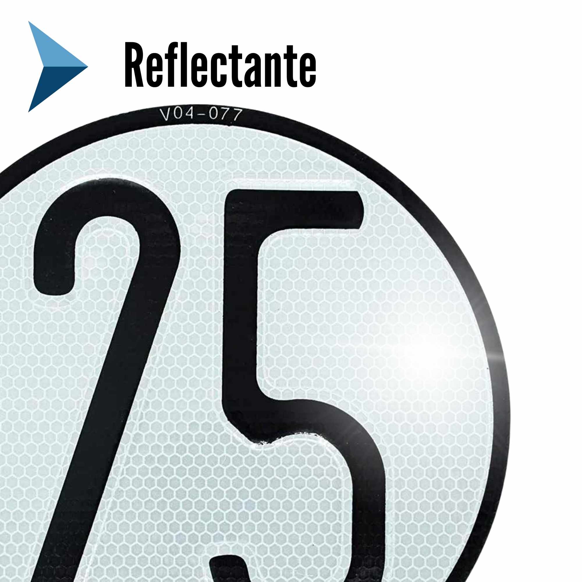 Placa Disco de Velocidad 25 Km/h V4 homologada tractor y vehículos especiales - imagen 6