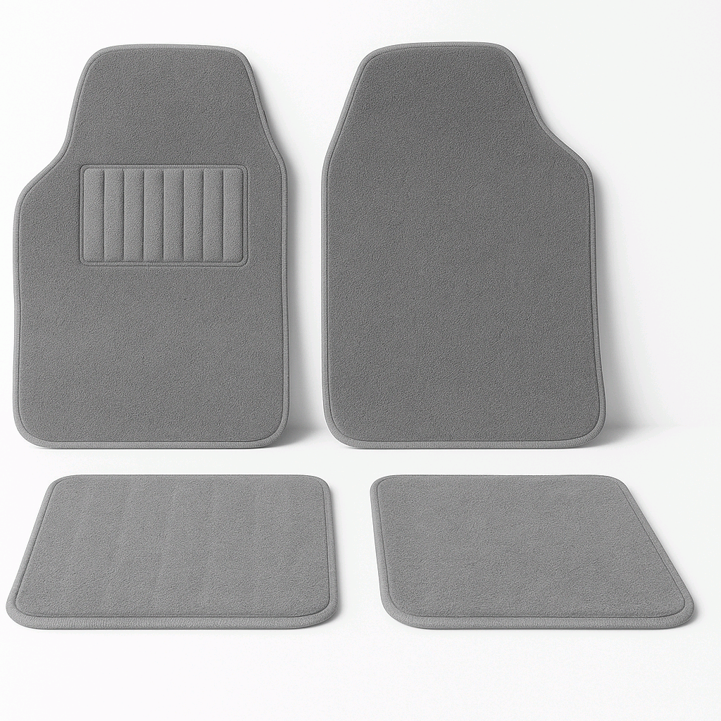 Juego Alfombrillas de moqueta Universales para Coche gris