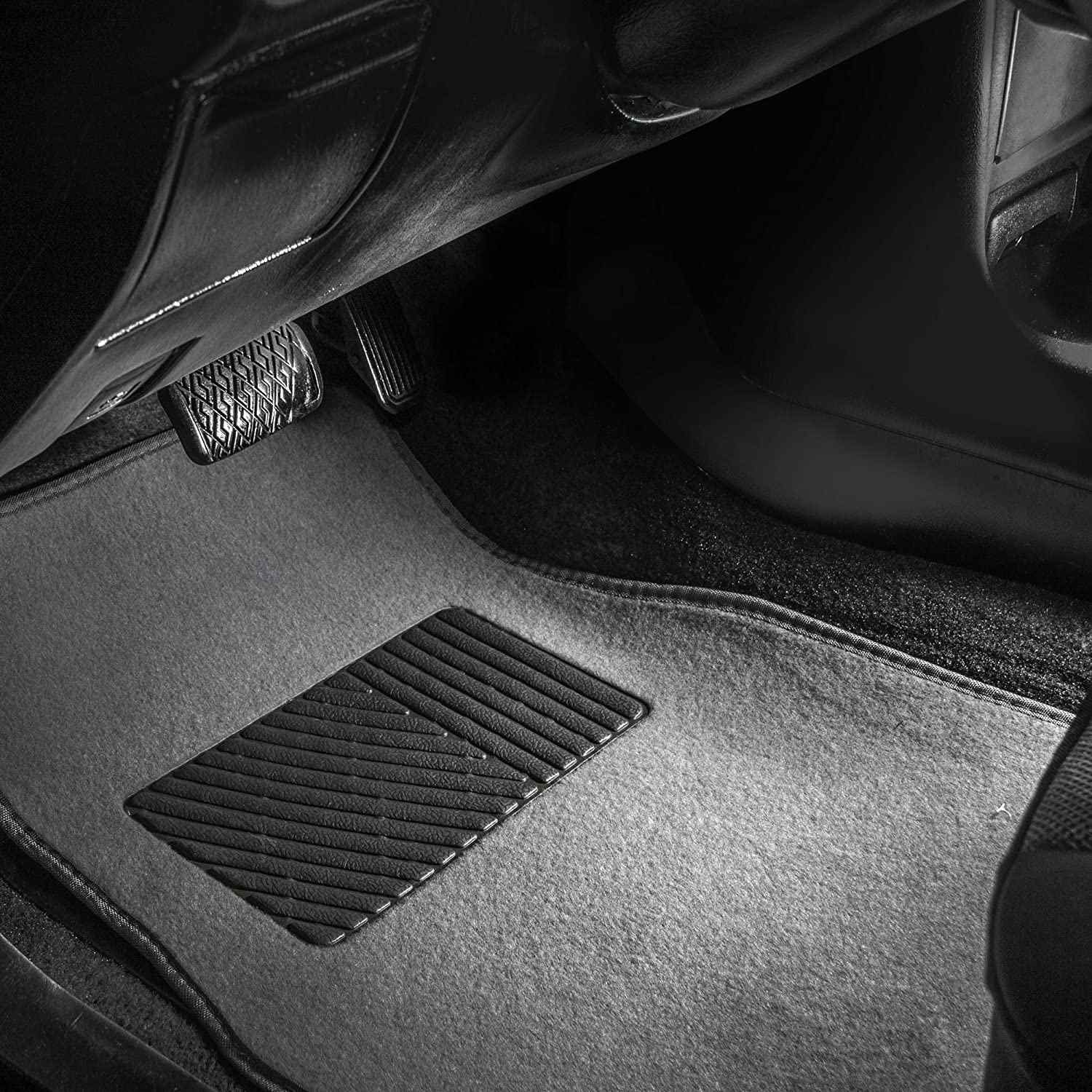 Juego Alfombrillas de moqueta Universales para Coche gris - imagen 3