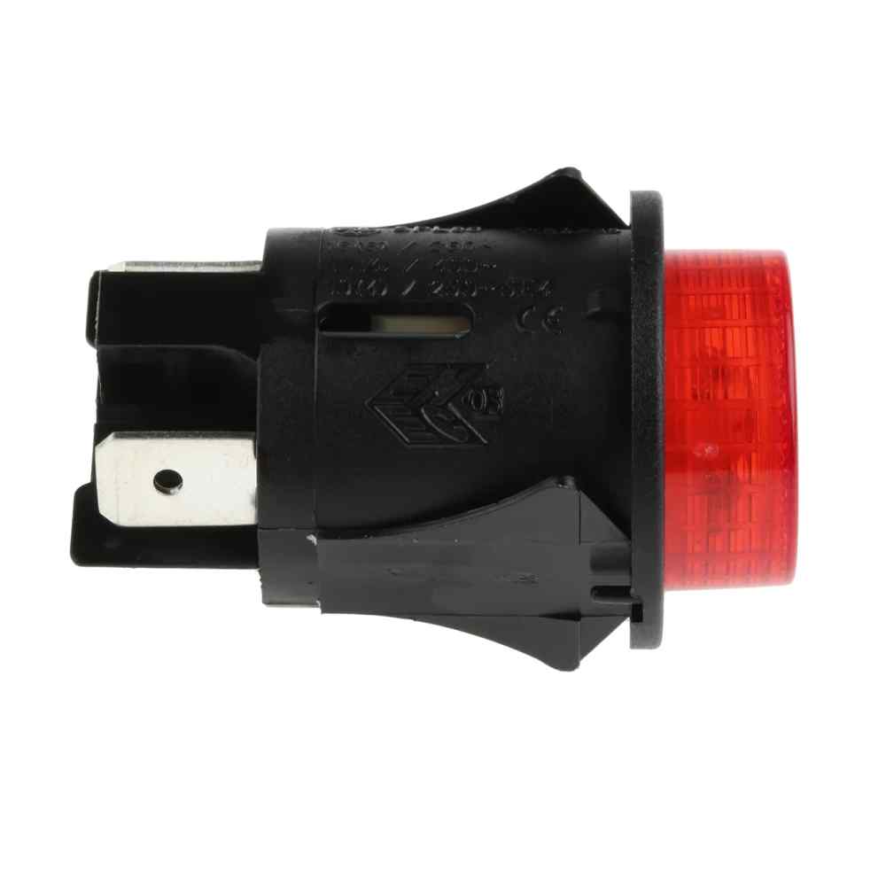 Interruptor de Botón Pulsador DPST 16 A redondo 25 mm LED - imagen 3
