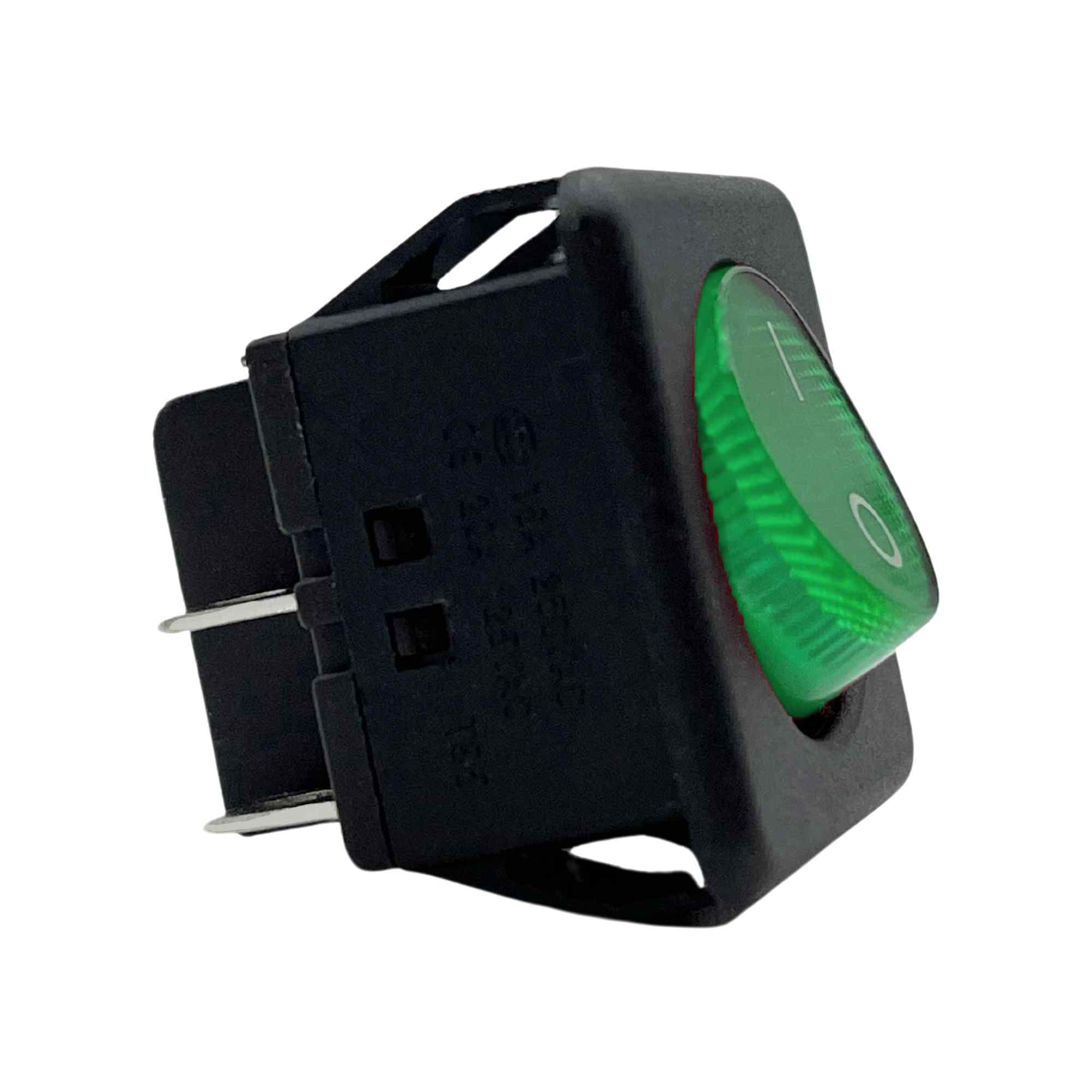 Interruptor basculante cuadrado DPST RK1-05 LED Verde 16A 250V AC - imagen 4