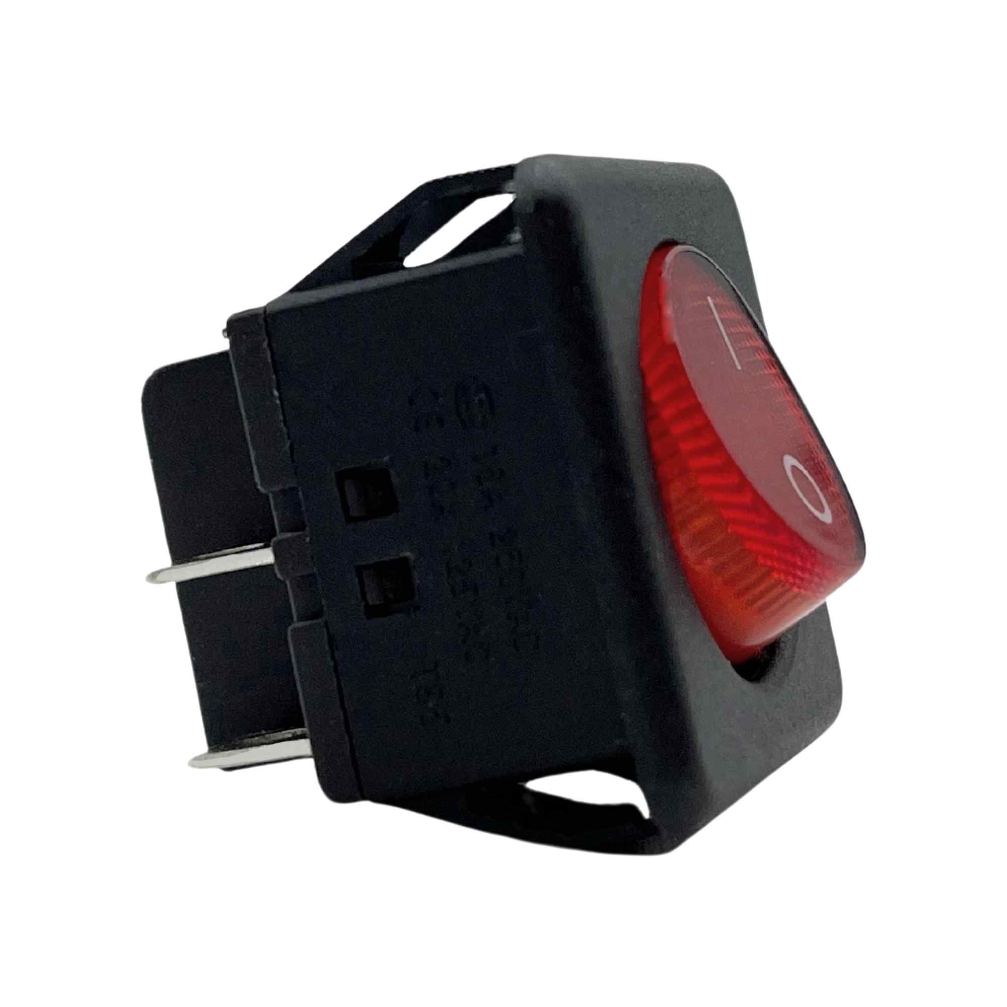 Interruptor basculante cuadrado DPST RK1-05 LED rojo 16A 250V AC - imagen 4
