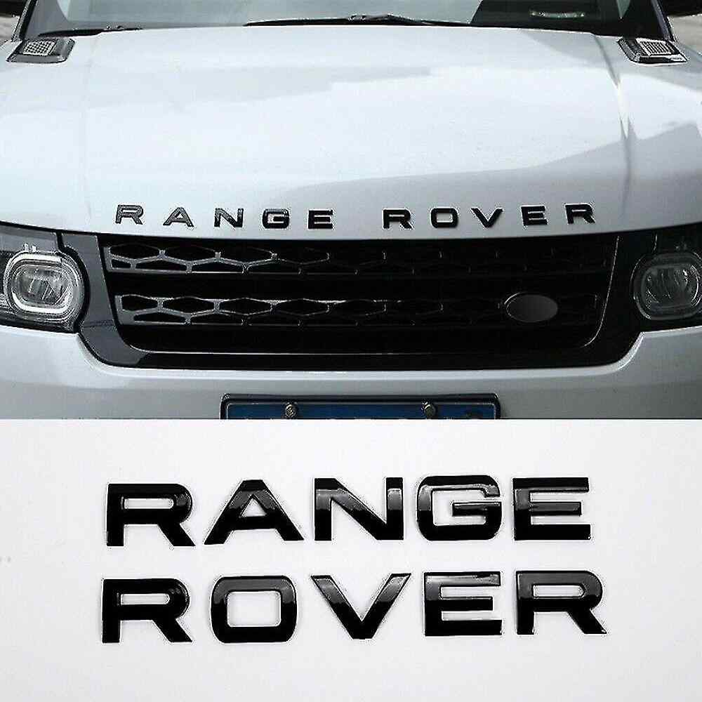 Emblema de letras compatible con Range Rover negro brillo - imagen 3