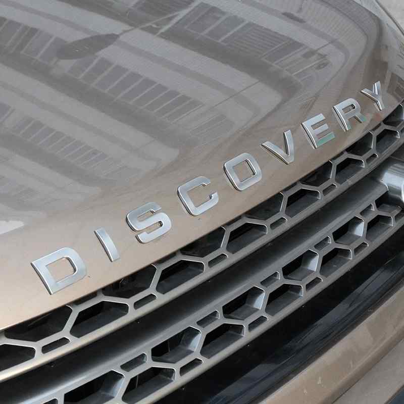 Emblema de letras compatible con Discovery plateado brillo - imagen 2
