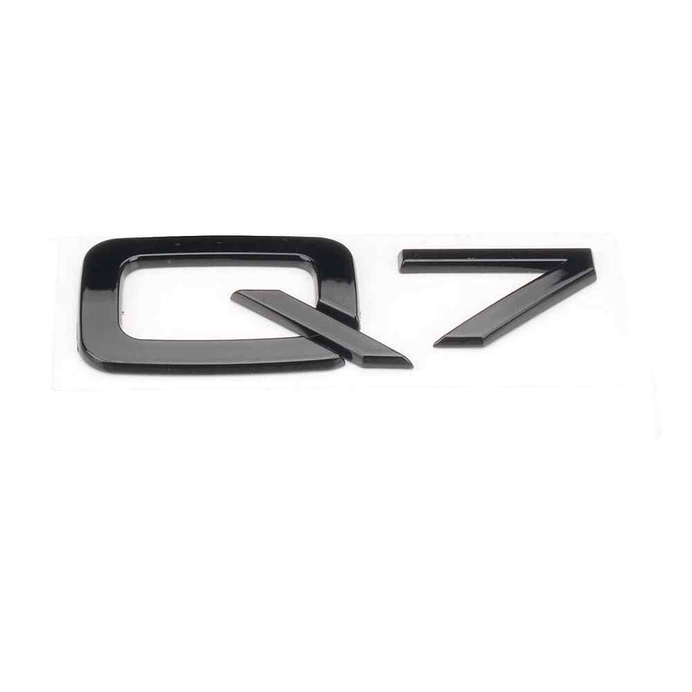 Emblema Adhesivo Q7 para Maletero compatible con audi negro - imagen 1