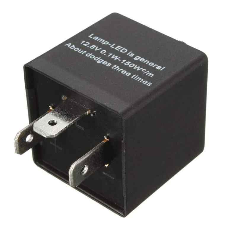 Rele moto intermitente de 3 pines indicador de señal de giro 12V con regulador - imagen 2
