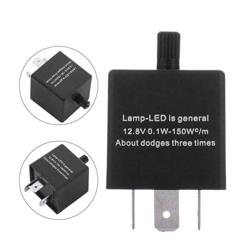 Rele moto intermitente de 3 pines indicador de señal de giro 12V con regulador - imagen 4