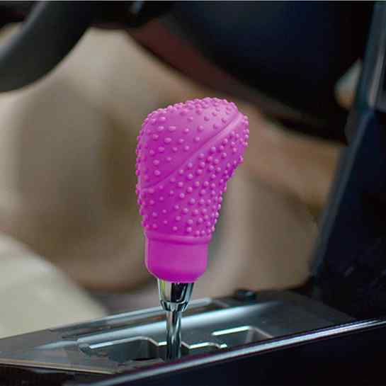 Funda Pomo cambios marcha coche Antideslizante rosa - imagen 2