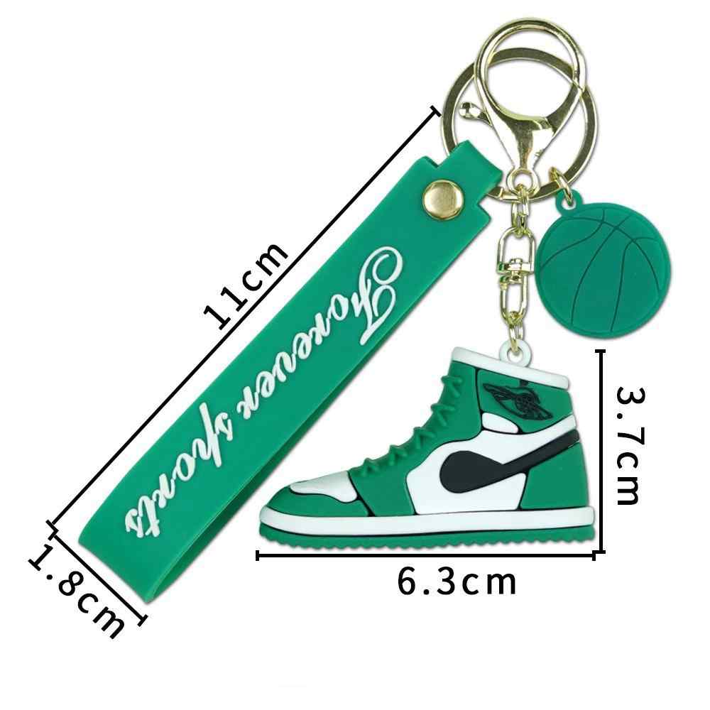 Llaveros zapatillas compatible con Nike Air Jordan amarilla - imagen 3