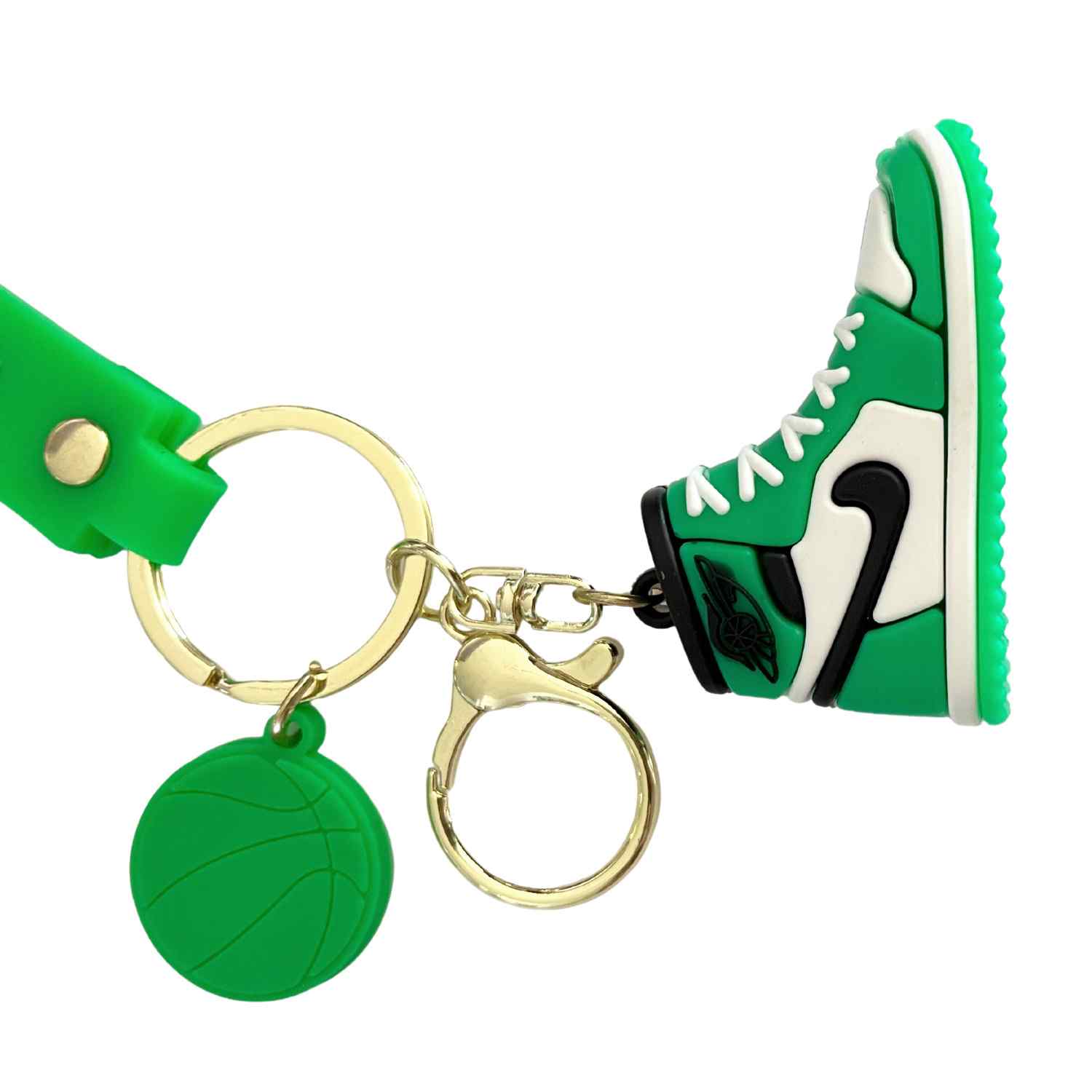 Llaveros zapatillas compatible con Nike Air Jordan verde - imagen 2