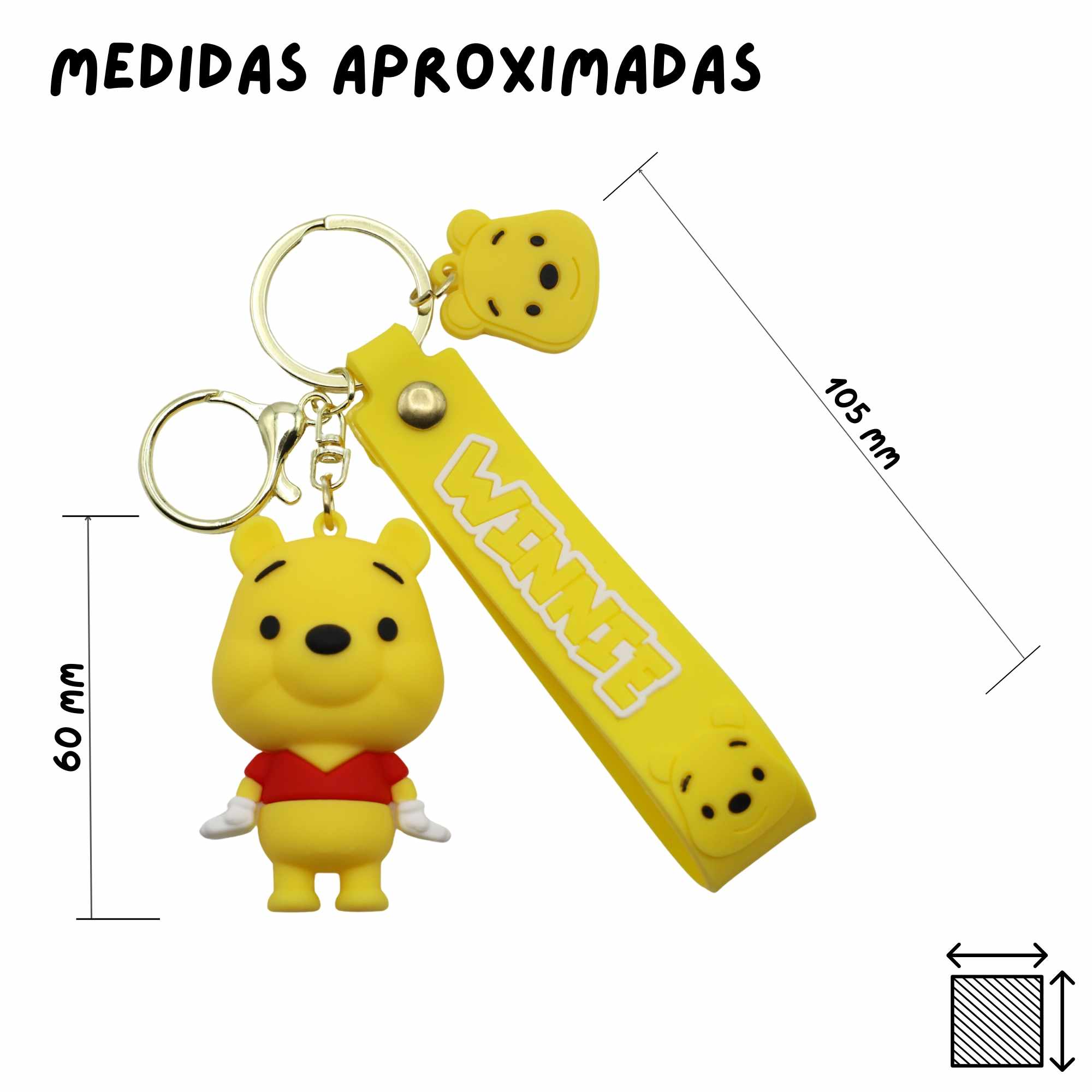 Llavero Winnie The Pooh compatible con disney - imagen 5