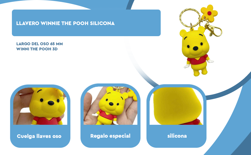 Banner - Llavero Winnie The Pooh compatible con disney