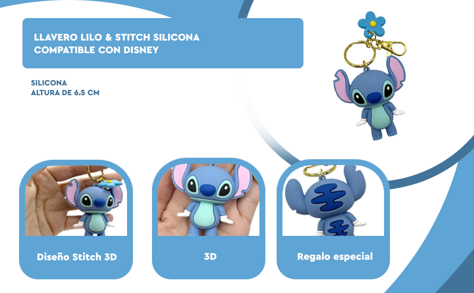 Banner - Llavero Lilo & Stitch compatible con disney
