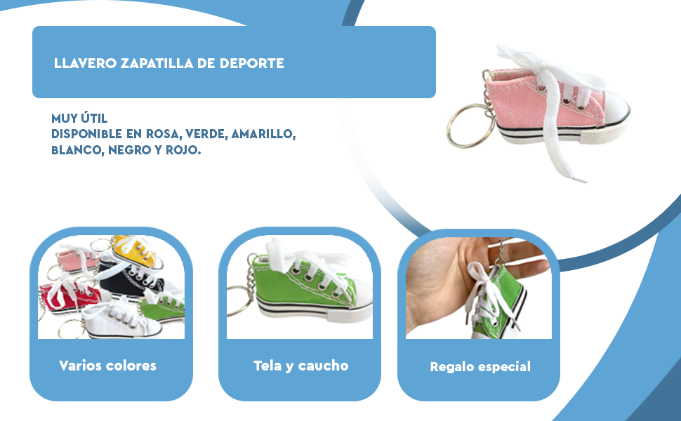 Banner - Llavero Zapatilla de Deporte amarilla
